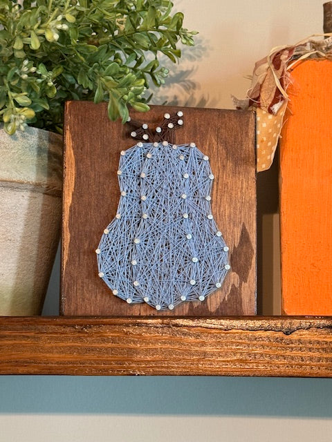 Tall Pumpkin String Art