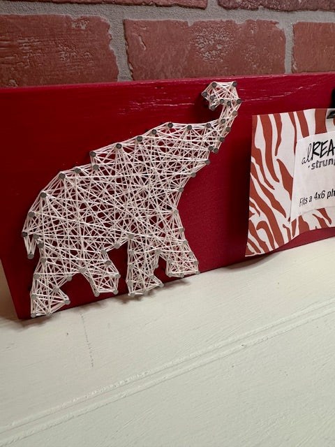 Elephant Frame String Art