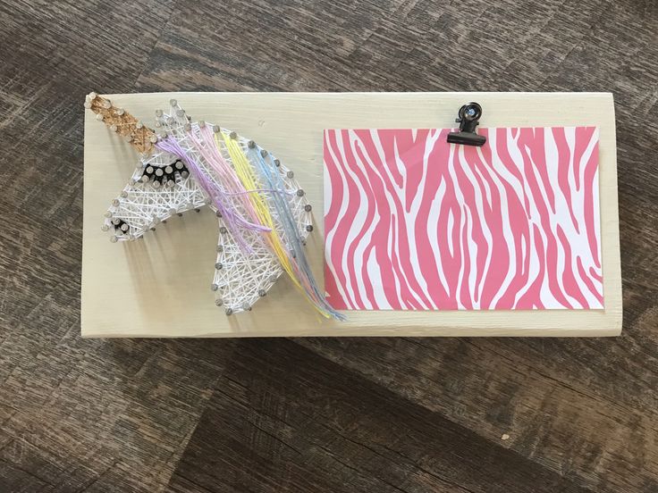 Unicorn Frame String Art