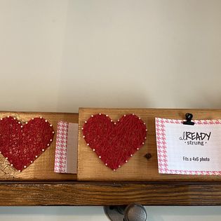 Heart Frame String Art