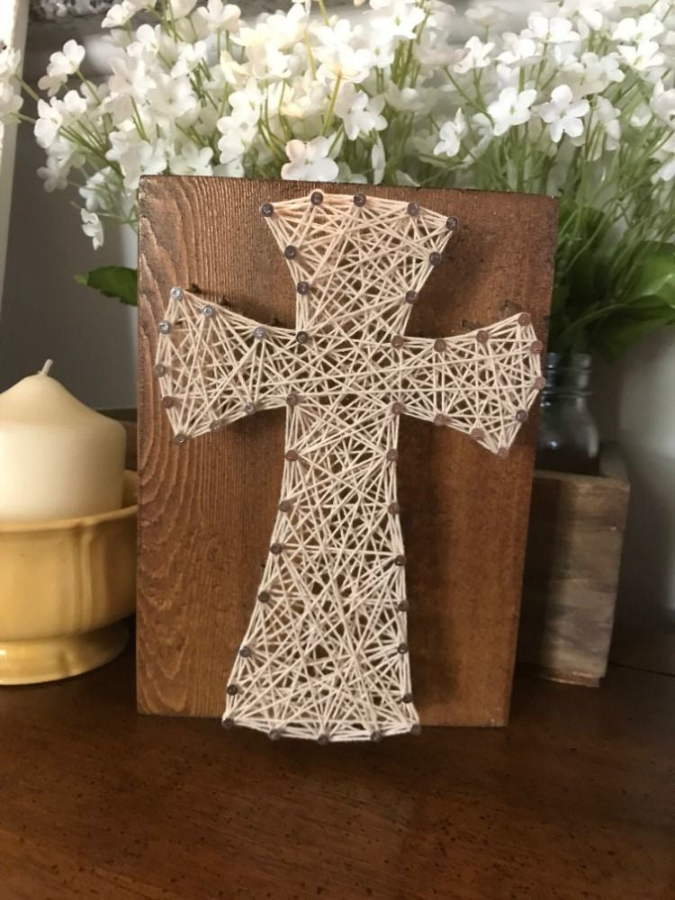 Cross String Art