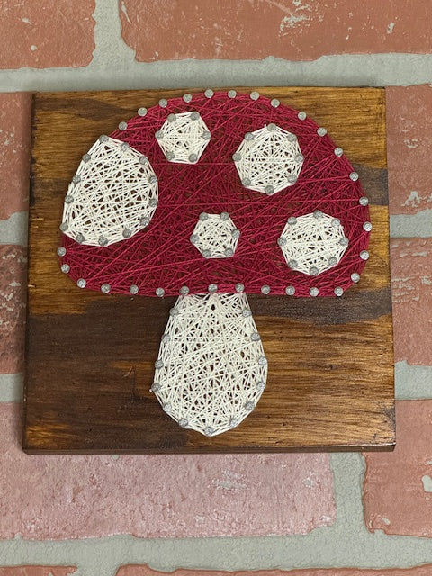 Mushroom String Art Kit