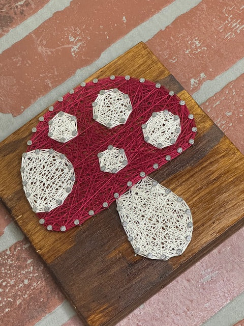 Mushroom String Art Kit
