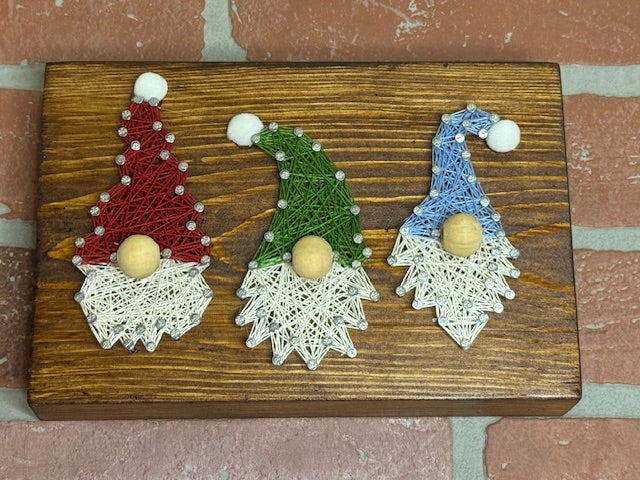 Gnome Trio String Art Kit