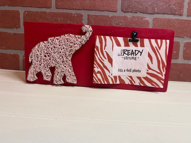 Elephant Frame String Art