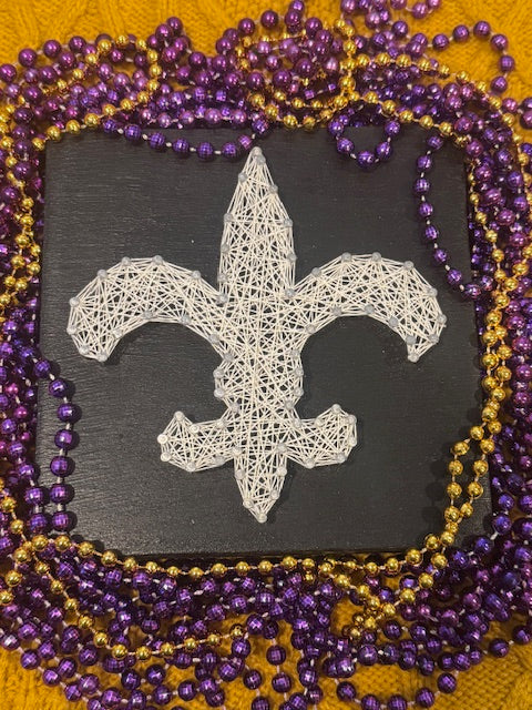Fleur De Lis String Art Kit