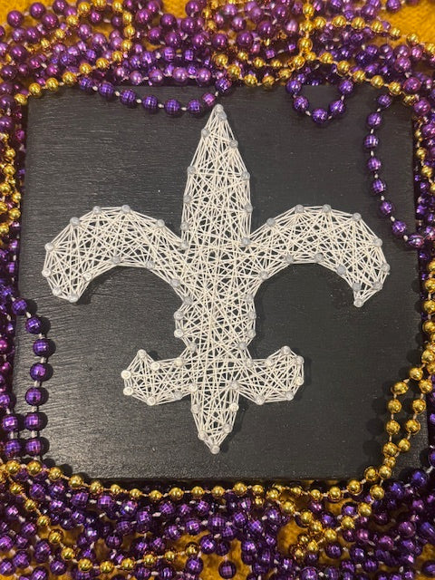 Fleur De Lis String Art Kit