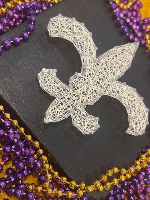Fleur De Lis String Art Kit