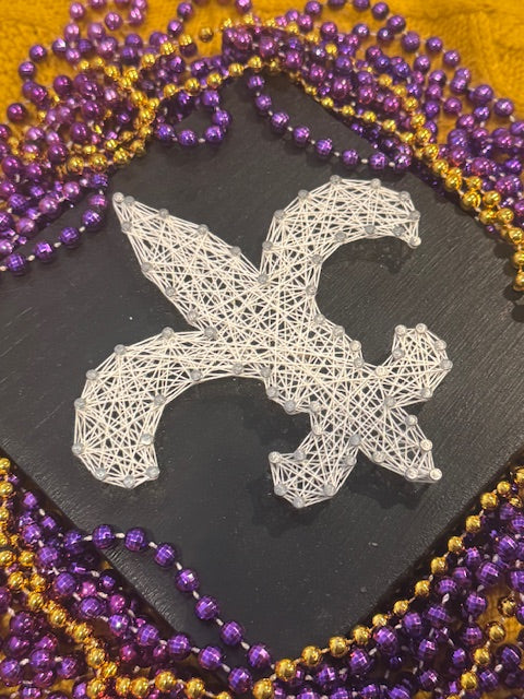 Fleur De Lis String Art Kit