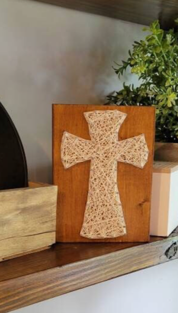 Cross String Art