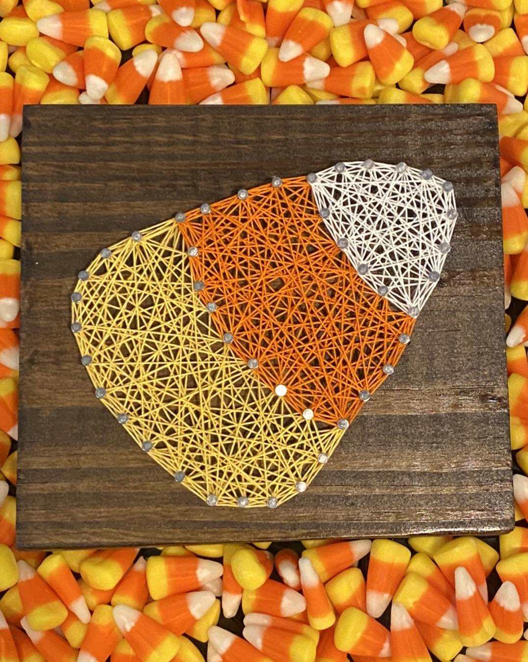 Candy Corn String Art
