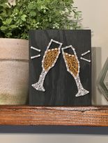 Champagne Problems String Art