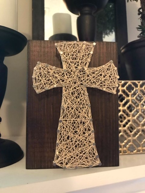 Cross String Art