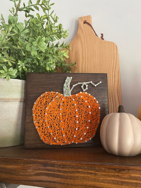 Pumpkin String Art