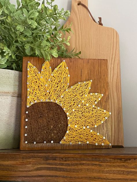 Sunflower String Art